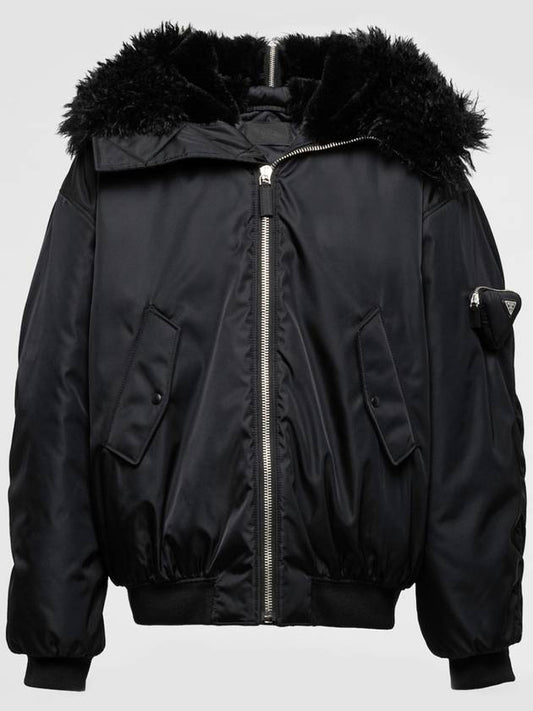 ReNylon Bomber Jacket SGC148 1WQ8 F0002 NERO - PRADA - BALAAN 2