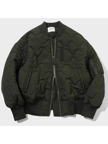 Quilted MA 1 Jacket Khaki - CPGN STUDIO - BALAAN 1