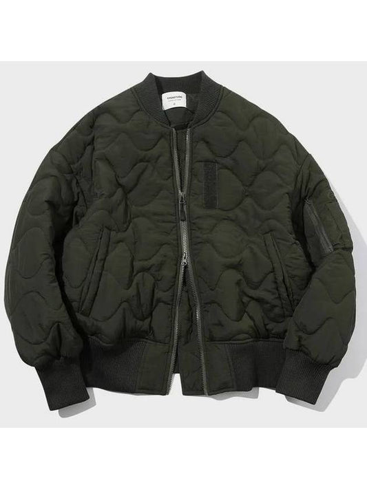 Quilted MA 1 Jacket Khaki - CPGN STUDIO - BALAAN 1