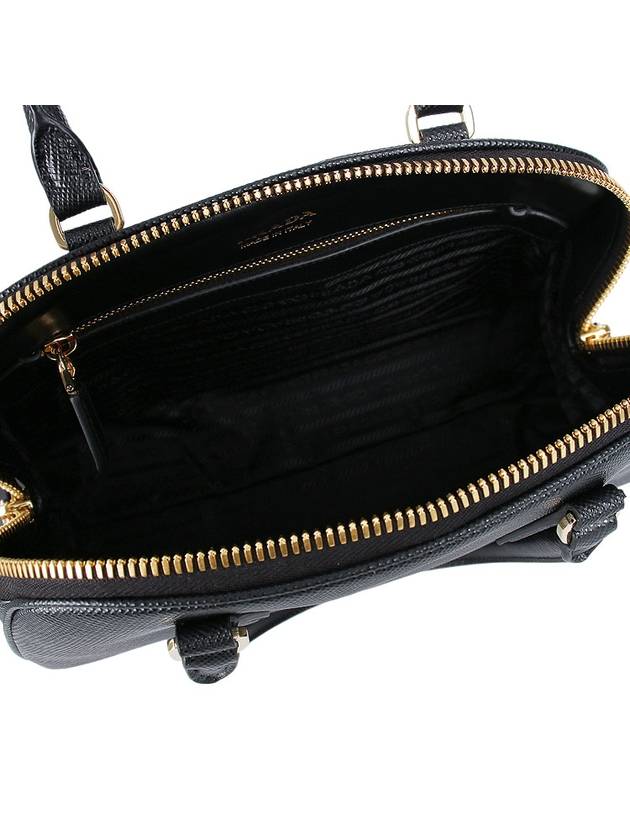 Medium Saffiano Leather Black - PRADA - BALAAN 10