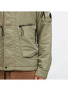 Lens Wappen Hooded Jacket Sage - CP COMPANY - BALAAN 3