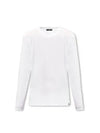 Crew Neck Cotton Modal Long Sleeve T-Shirt White - TOM FORD - BALAAN 2