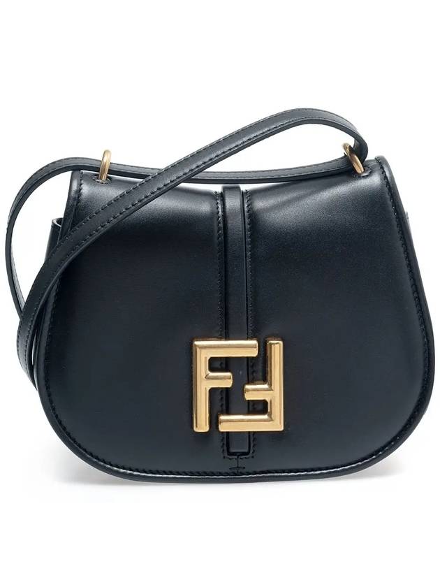 C'mon Small Leather Cross Bag Black - FENDI - BALAAN 3