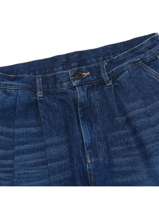 Washed Denim Bermuda Shorts Blue - OGARP - BALAAN 4