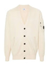 Lens Cotton Cardigan Beige - CP COMPANY - BALAAN 2