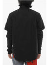 Marley Layered Cotton Long Sleeve Shirt Black - DIESEL - BALAAN 3