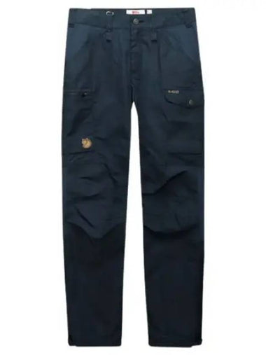 Women s Kaipack Trousers Curved Dark Navy Mountaineering Clothes Pants - FJALL RAVEN - BALAAN 1