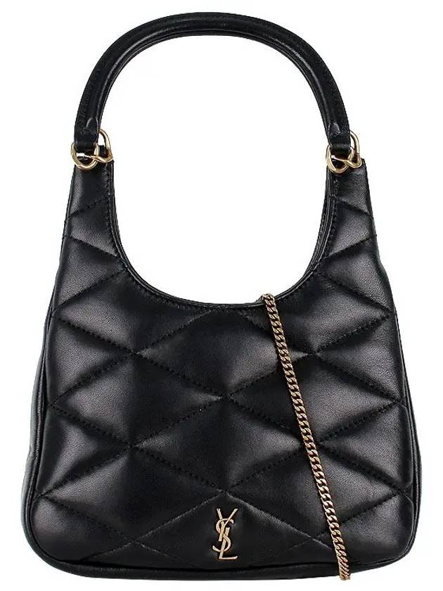 Sade Lambskin Shoulder Bag Black - SAINT LAURENT - BALAAN 2