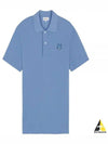 Bold Fox Head Patch Comfort Polo Shirt Blue - MAISON KITSUNE - BALAAN 2