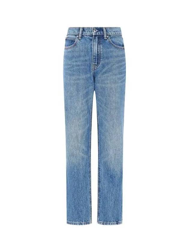 Stovepipe denim pants indigo 271525 - ALEXANDER WANG - BALAAN 1