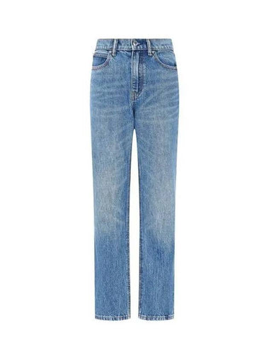 Stovepipe denim pants indigo 270114 - ALEXANDER WANG - BALAAN 1