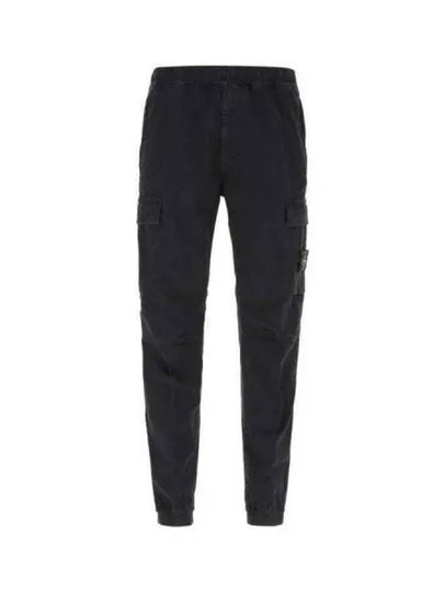 Men's Wappen Patch Straight Pants Navy - STONE ISLAND - BALAAN 2