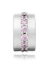 Sparkling Row Clip Charm Sterling Silver Pink - PANDORA - BALAAN 3