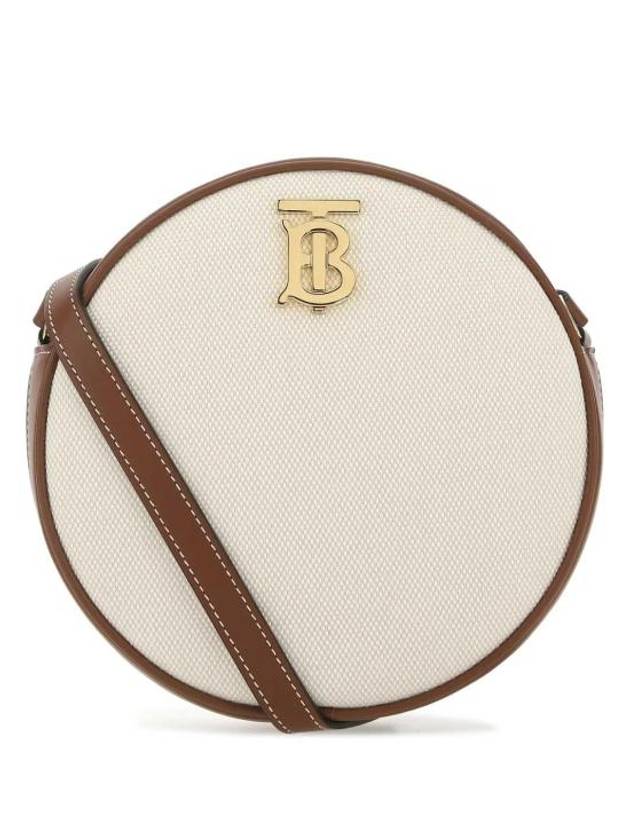 Louis TB Logo Canvas Shoulder Bag Brown Beige - BURBERRY - BALAAN 4