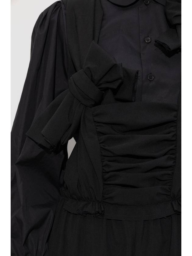 CDG By Comme Des Garçons Wool Jumpsuit, Women's, Black - COMME DES GARCONS - BALAAN 5