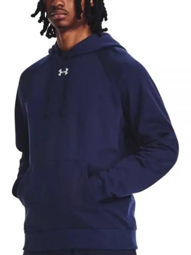 UA Rival Fleece Hoodie 1379757 410 Riva L - UNDER ARMOUR - BALAAN 2