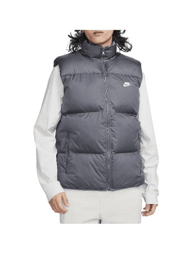 NSW Club Primaloft Water Repellent Puffer Vest Iron Grey - NIKE - BALAAN 1