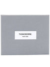 4 Bar Stripe Zipper Card Wallet Green - THOM BROWNE - BALAAN 7