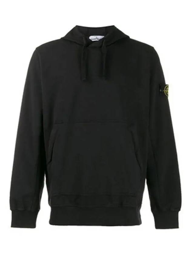 Wappen Patch Pocket Hoodie Black - STONE ISLAND - BALAAN 3