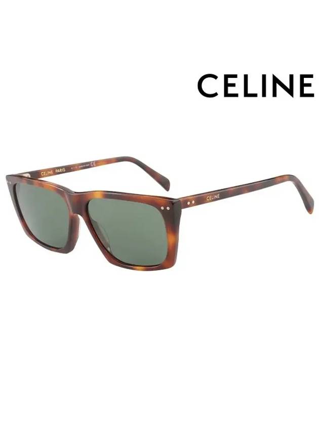 Sunglasses CL40139I 53N Square Acetate Men Women - CELINE - BALAAN 3