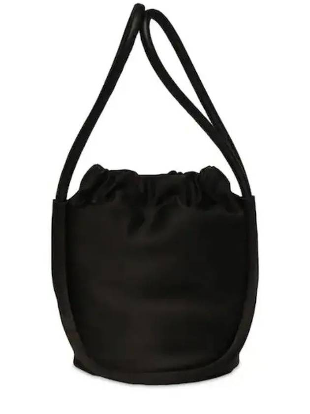 Recycled Nylon Bucket Bag Black - GANNI - BALAAN 4