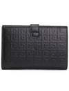 G Cut 4G Leather Card Wallet Black - GIVENCHY - BALAAN 3