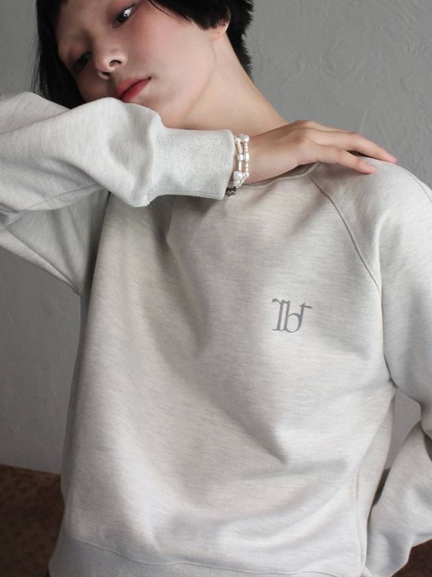 Symbol Logo Sweatshirt Oatmeal - RUBATI - BALAAN 3