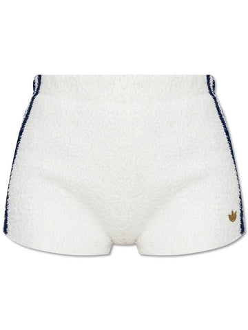 ADIDAS Originals Logo Shorts, Women's, White - ADIDAS ORIGINALS - BALAAN 1