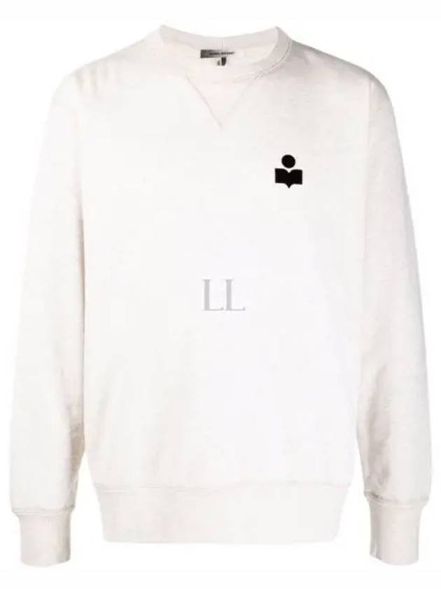 Mike Logo Cotton Sweatshirt White - ISABEL MARANT - BALAAN 2