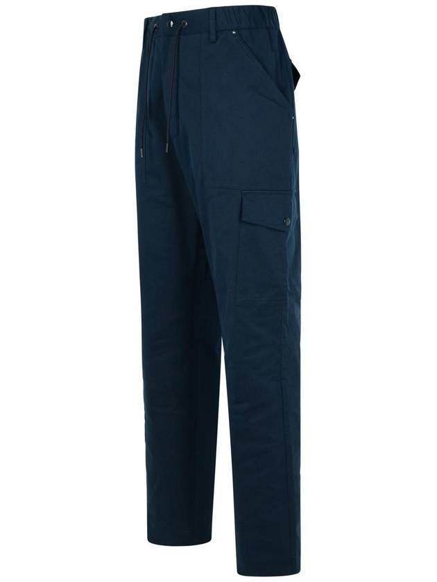 Gabardine Track Pants Royal Blue - MONCLER - BALAAN 3