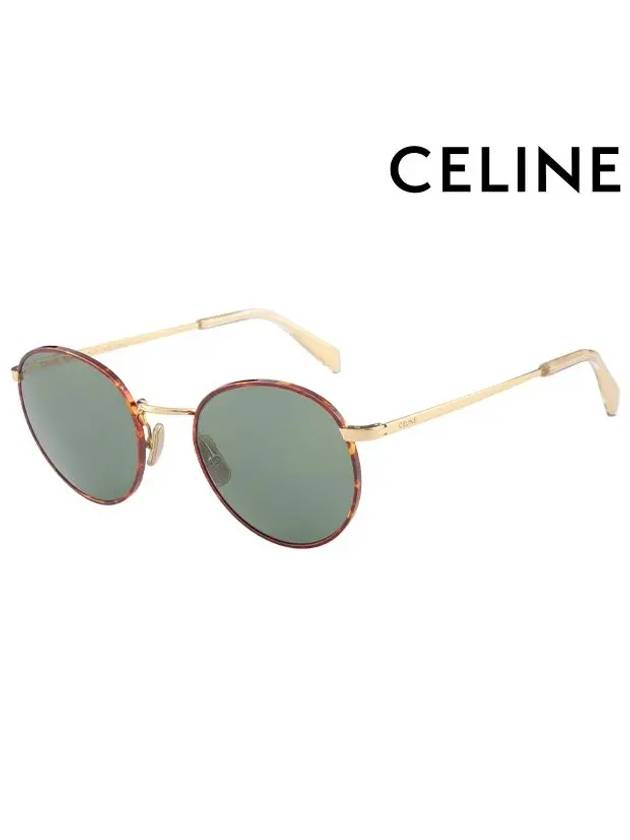 Sunglasses CL40100U 34N Round Metal Men Women - CELINE - BALAAN 3