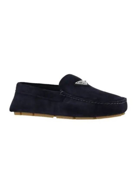 Suede Loafers Navy - PRADA - BALAAN 2