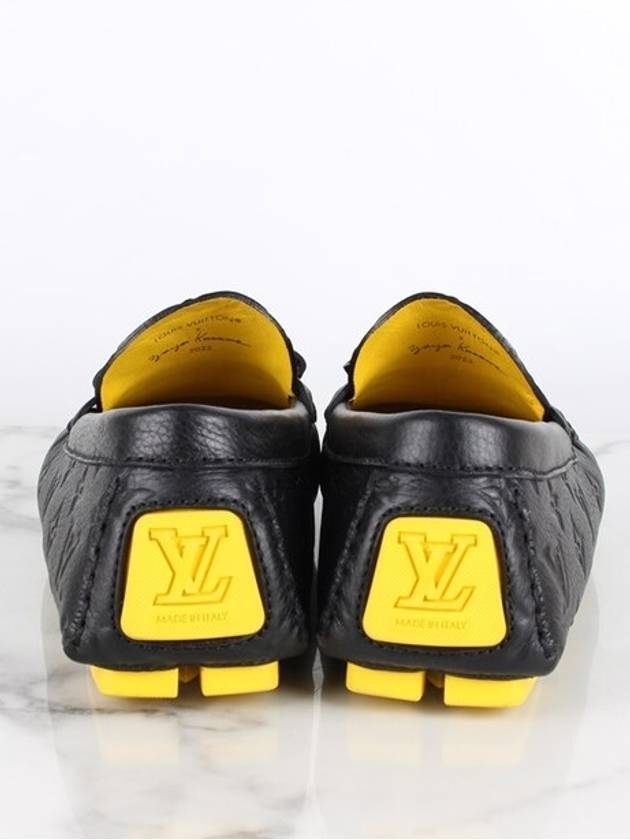 LV x YK Driver Moccasin Black 9 280 - LOUIS VUITTON - BALAAN 4