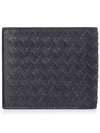 Intrecciato Weaving Half Wallet Dark Grey - BOTTEGA VENETA - BALAAN 5