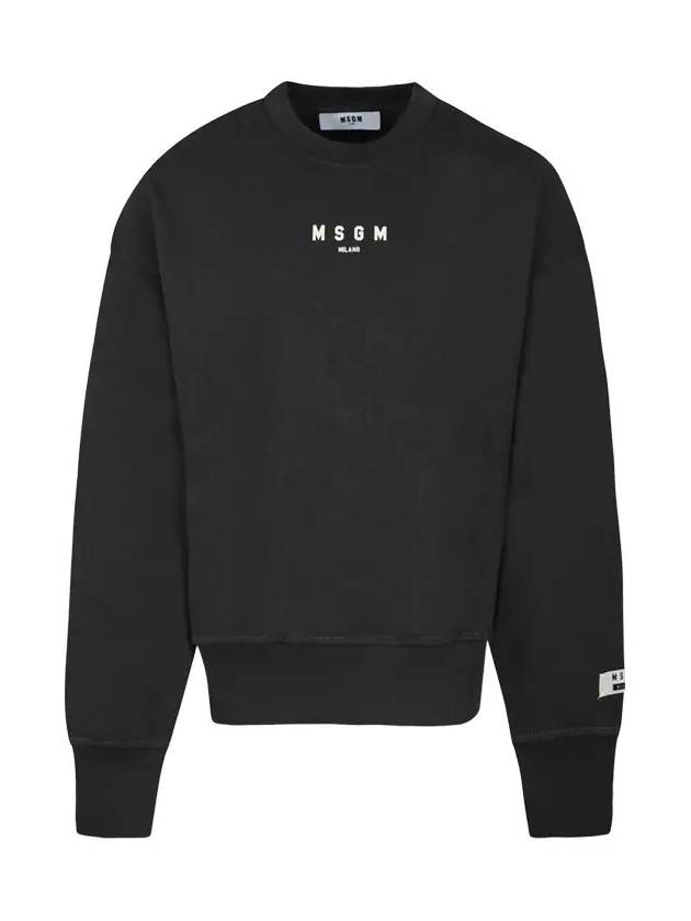 Kids Women Logo Sweatshirt Black F4MSJUSW174 103 - MSGM - BALAAN 2