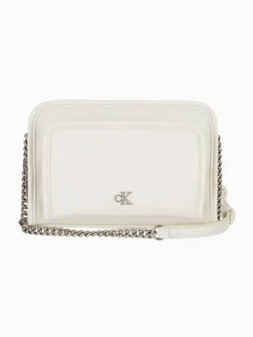 JEANS Women s CKJ Utility Metal Logo Camera Bag 4K0005G YAS - CALVIN KLEIN - BALAAN 1