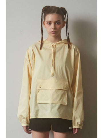 pocket hood shirt yellow - FOR THE WEATHER - BALAAN 1