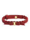 Vara Bow Leather Bracelet Red - SALVATORE FERRAGAMO - BALAAN 3