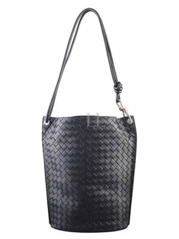 Intrecciato Medium Calfskin Tote Bag Navy - BOTTEGA VENETA - BALAAN 2