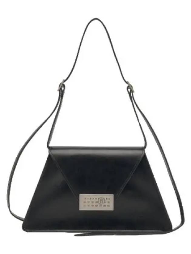 MM6 Medium Numeric Shoulder Bag Black - MAISON MARGIELA - BALAAN 1