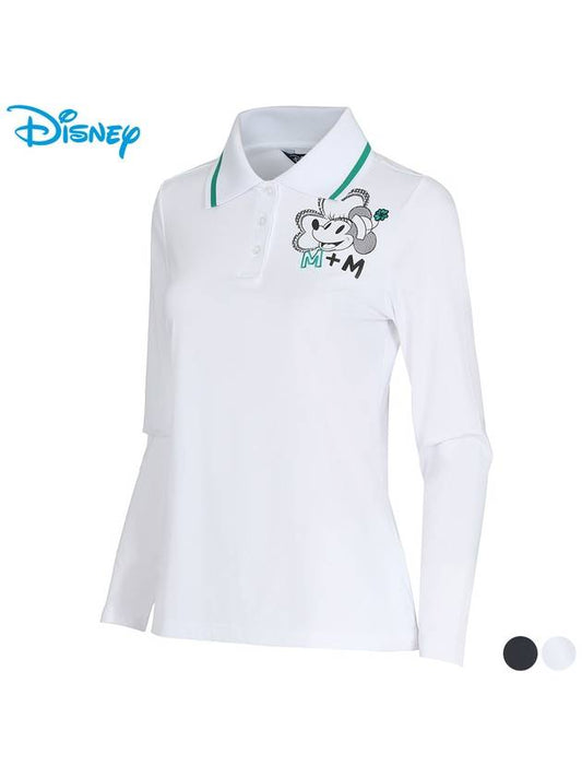 PK Long Sleeve Collar T-Shirt DN1LTS003 - DISNEY GOLF - BALAAN 2