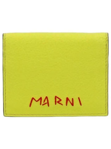 embroidered card holder salary wallet - MARNI - BALAAN 1