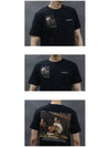 Caravaggio Print Short Sleeve T-Shirt Black - OFF WHITE - BALAAN 6