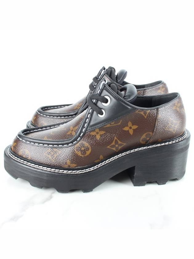 LV Beaubourg Platform Derby Shoes 37 240 - LOUIS VUITTON - BALAAN 5