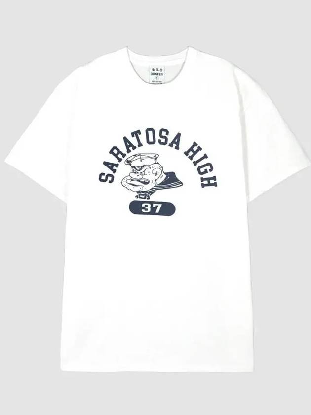 Saratosa Short Sleeve T-Shirt White - WILD DONKEY - BALAAN 3