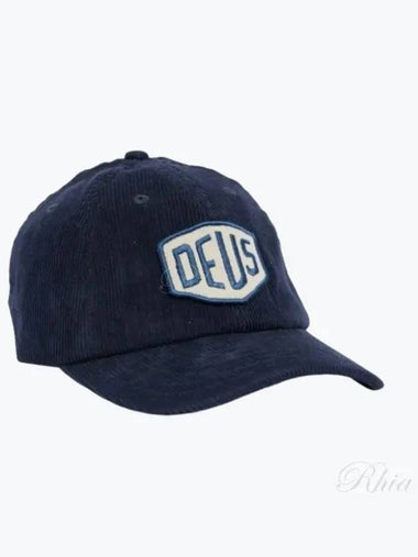 Deus Shield Cord Dad Cap DMF247624 NVY - DEUS EX MACHINA - BALAAN 1