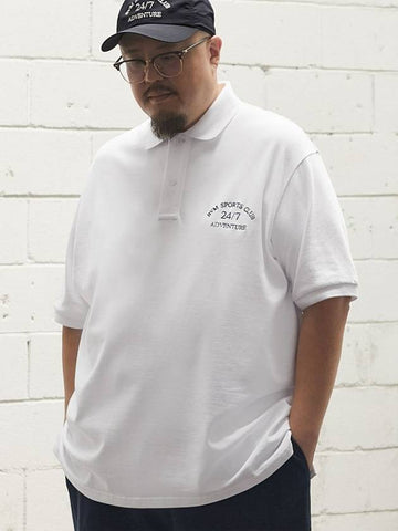 247 Club Polo Shirt White - BOOVOOM - BALAAN 1