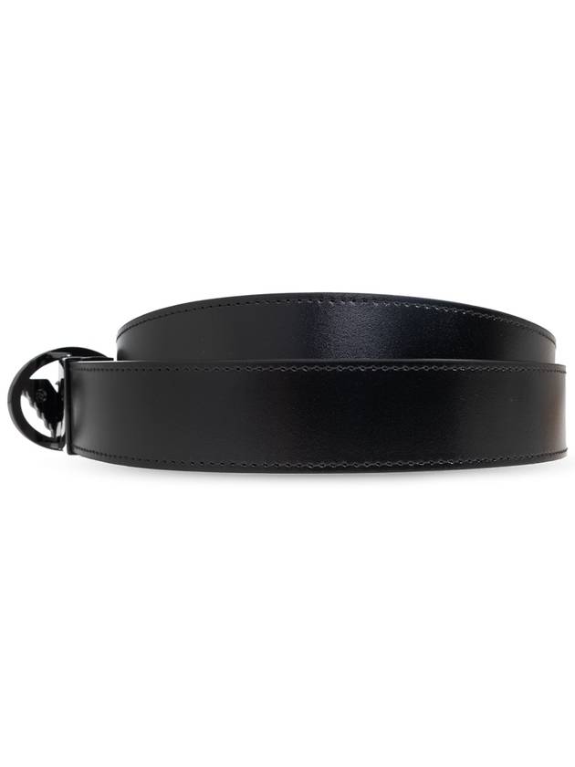 Emporio Armani Belt With Three Interchangeable Buckles, Men's, Black - EMPORIO ARMANI - BALAAN 4