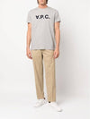 Black VPC Logo Short Sleeve T-Shirt Light Grey - A.P.C. - BALAAN 5