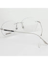 Glasses frame LG5002H 016 round rimless silver light glasses - LONGINES - BALAAN 4